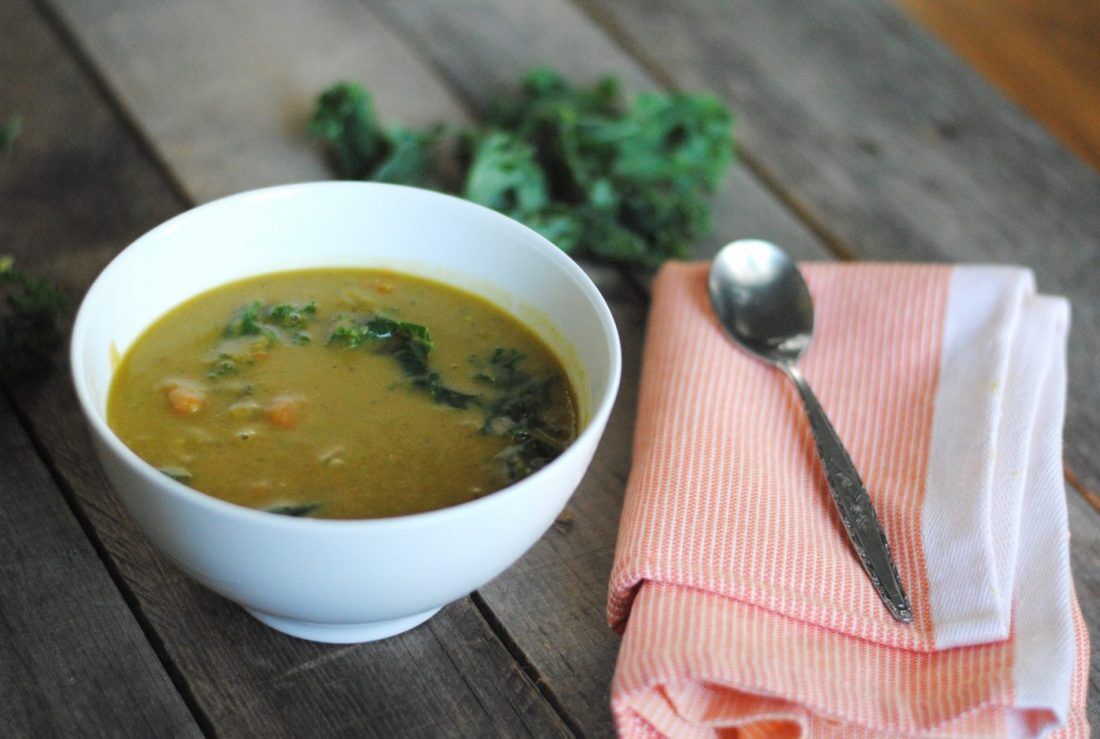 Vegetarian Split Pea Soup - Two Kooks In The Kitchen