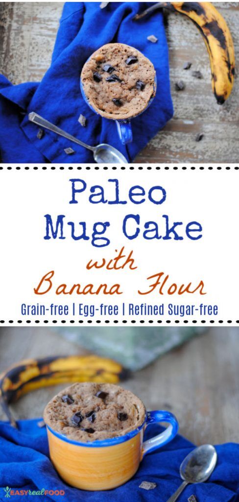 Air Fryer Banana Mug Cake - Inspirational Momma