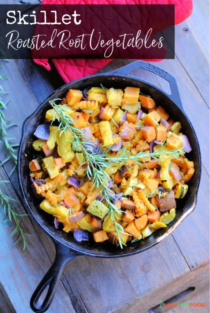 Large Cast Iron Pot Of Roasted Colorful Fresh Vegetables Standing