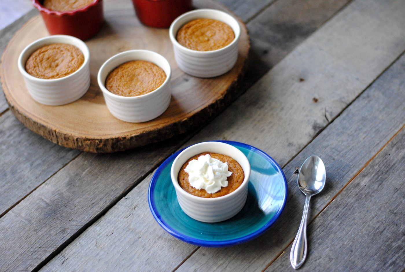 Crustless Mini Pumpkin Pies (Gluten-free, Dairy-Free) - Easy Real Food, image size:1400x940