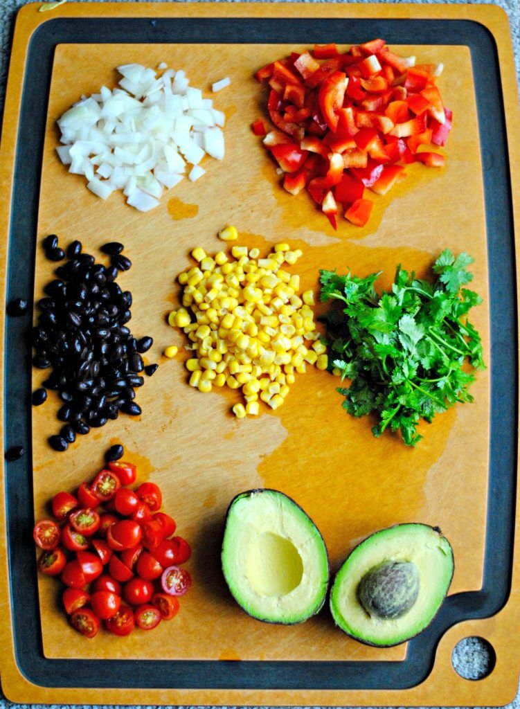 Black Bean Corn Avocado Salad - Easy Real Food